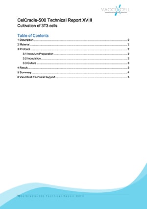 Cultivation of 3T3 cells